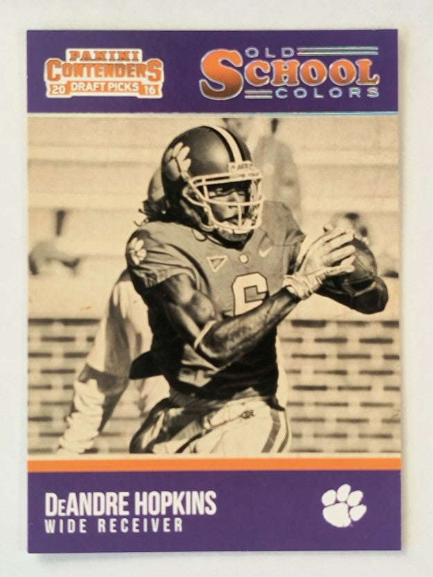 2016 Panini Contenders Draft Picks Old School Colors #8 DeAndre Hopkins