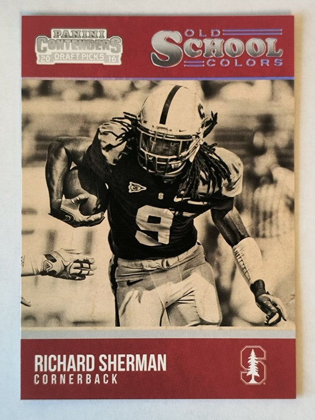 2016 Panini Contenders Draft Picks Old School Colors #21 Richard Sherman
