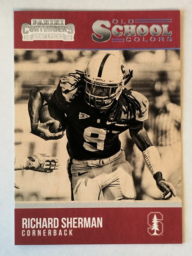 2016 Panini Contenders Draft Picks Old School Colors #21 Richard Sherman
