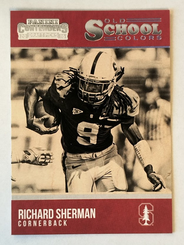 2016 Panini Contenders Draft Picks Old School Colors #21 Richard Sherman