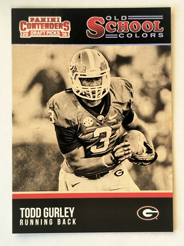 2016 Panini Contenders Draft Picks Old School Colors #24 Todd Gurley