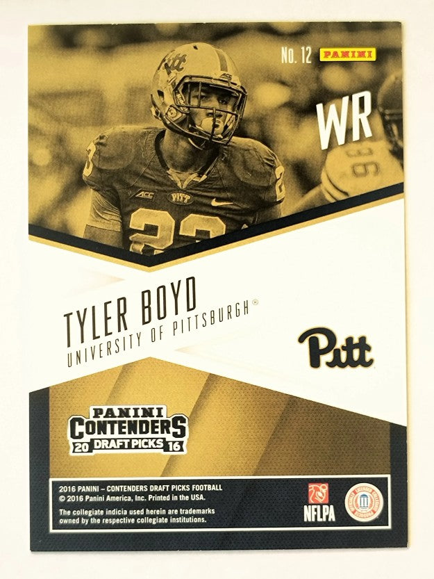 2016 Panini Contenders Draft Picks School Colors #12 Tyler Boyd