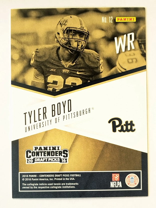 2016 Panini Contenders Draft Picks School Colors #12 Tyler Boyd