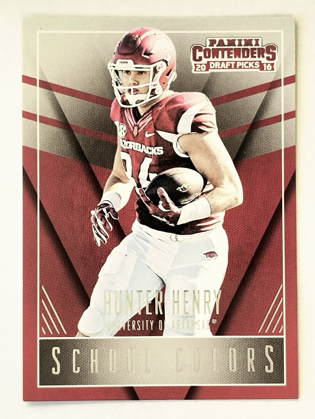 2016 Panini Contenders Draft Picks School Colors #13 Hunter Henry