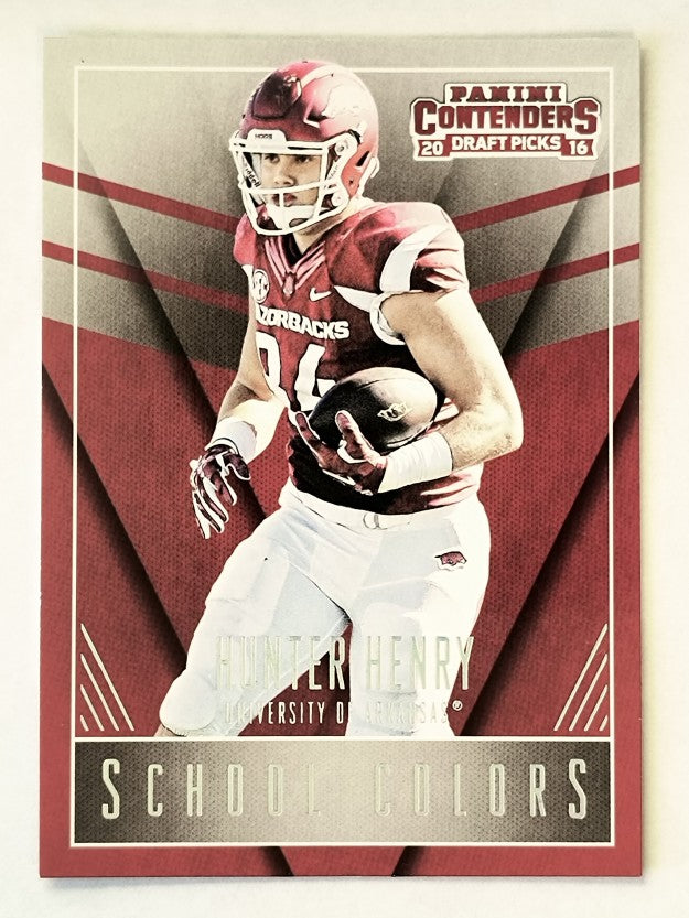 2016 Panini Contenders Draft Picks School Colors #13 Hunter Henry