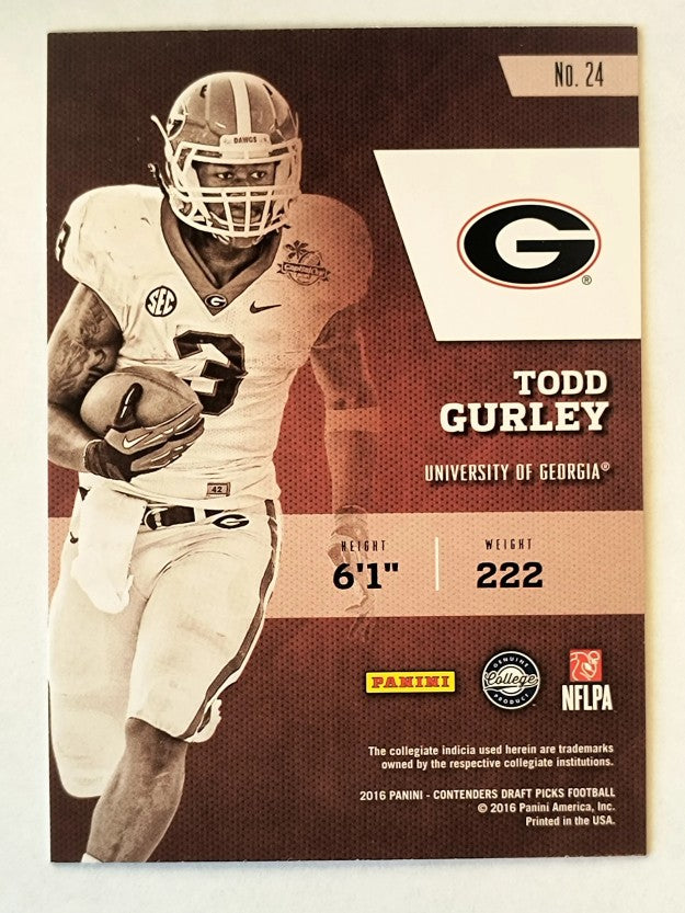 2016 Panini Contenders Draft Picks Class Reunion #24 Todd Gurley II