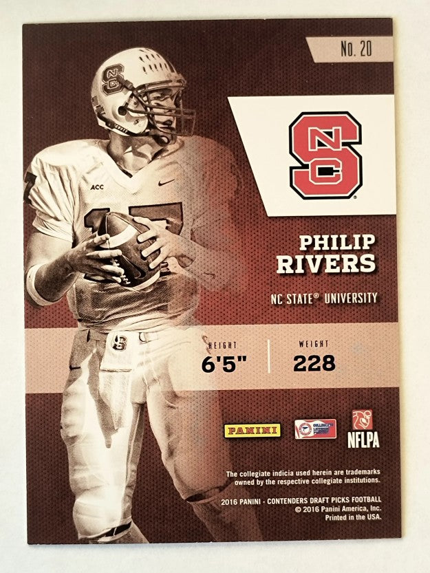 2016 Panini Contenders Draft Picks Class Reunion #20 Philip Rivers