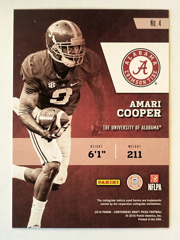2016 Panini Contenders Draft Picks Class Reunion #4 Amari Cooper
