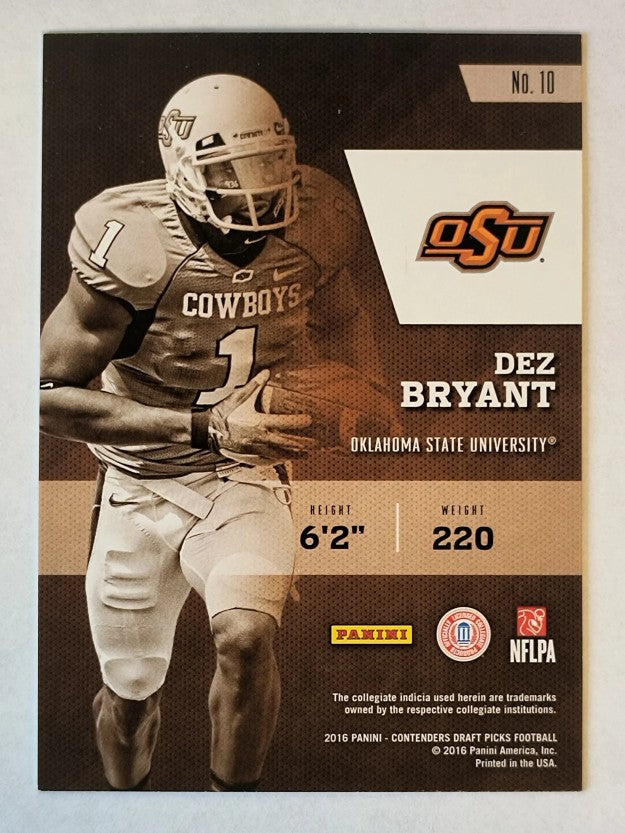 2016 Panini Contenders Draft Picks Class Reunion #10 Dez Bryant