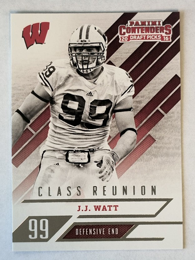 2016 Panini Contenders Draft Picks Class Reunion #11 J.J. Watt