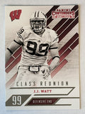 2016 Panini Contenders Draft Picks Class Reunion #11 J.J. Watt