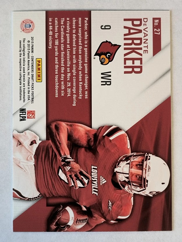 2015 Panini Contenders Draft Picks School Colors #27 DeVante Parker