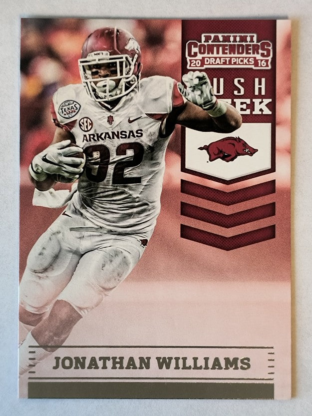2016 Panini Contenders Draft Picks Rush Week #16 Jonathan Williams