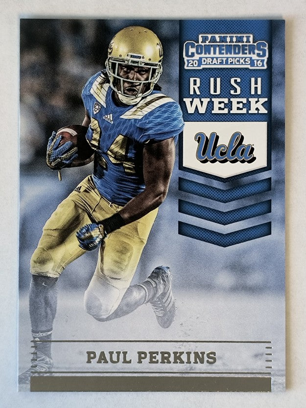 2016 Panini Contenders Draft Picks Rush Week #3 Paul Perkins