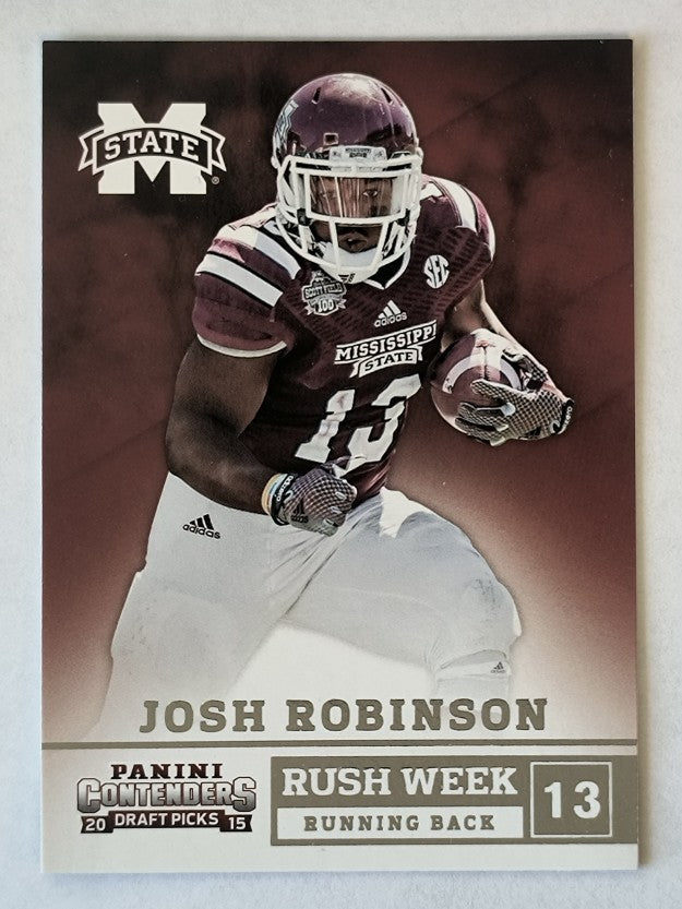 2015 Panini Contenders Draft Picks Rush Week #17 Josh Robinson