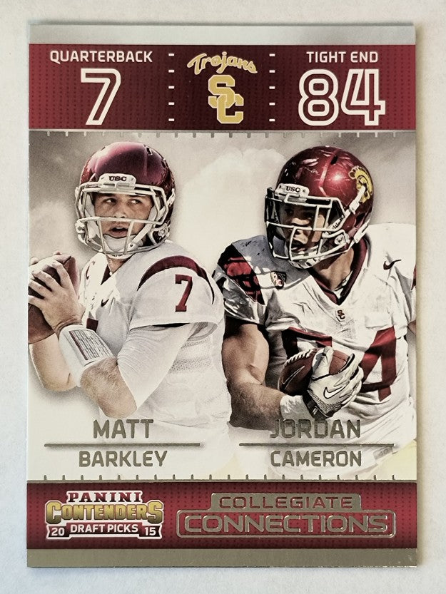2015 Contenders Draft Picks Collegiate Connections Jordan Cameron/Matt Barkley