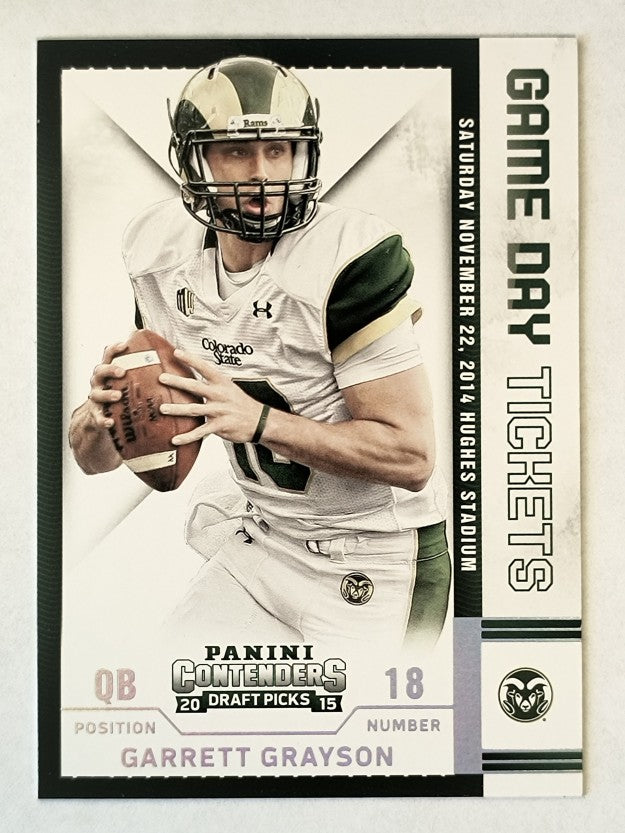 2015 Panini Contenders Draft Picks Game Day Tickets #20 Garrett Grayson
