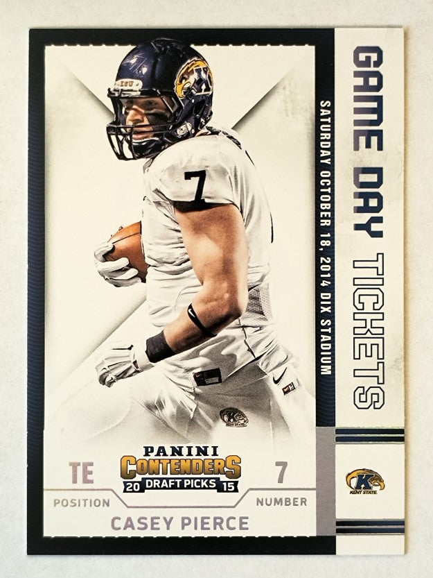 2015 Panini Contenders Draft Picks Game Day Tickets #100 Casey Pierce