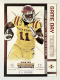 2015 Panini Contenders Draft Picks Game Day Tickets #69 E.J. Bibbs