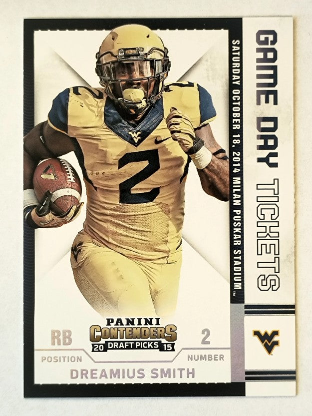 2015 Panini Contenders Draft Picks Game Day Tickets #70 Dreamius Smith
