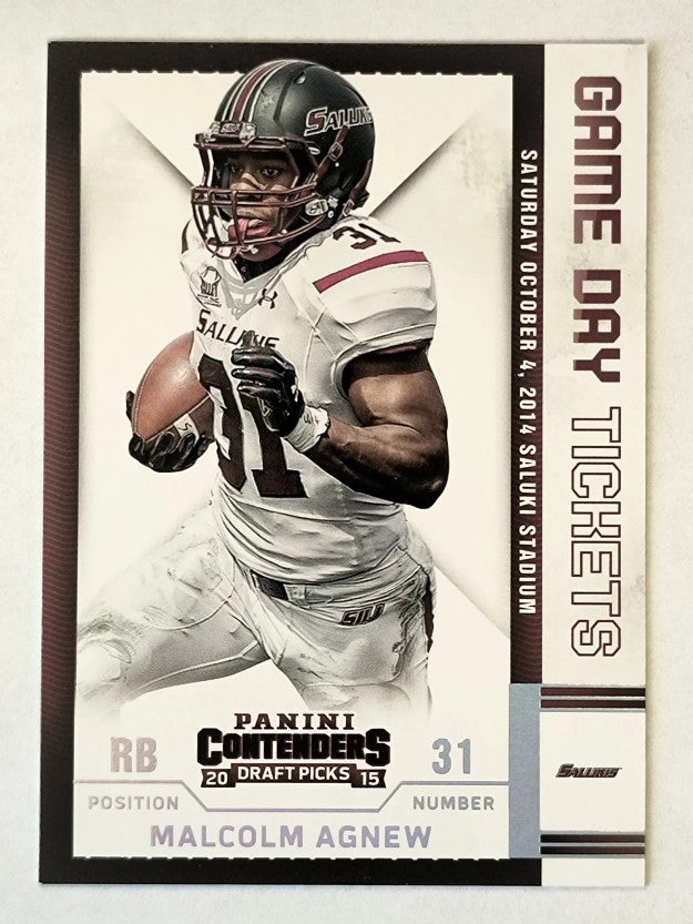 2015 Panini Contenders Draft Picks Game Day Tickets #58 Malcolm Agnew