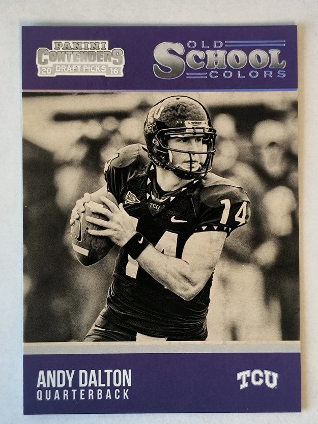 2016 Panini Contenders Draft Picks Old School Colors #6 Andy Dalton