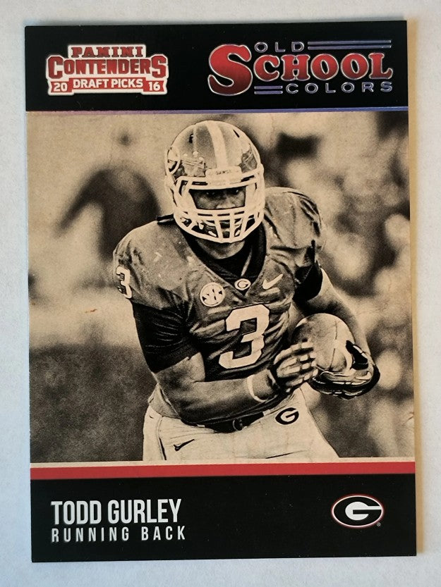 2016 Panini Contenders Draft Picks Old School Colors #24 Todd Gurley