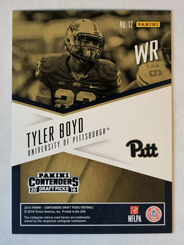 2016 Panini Contenders Draft Picks School Colors #12 Tyler Boyd