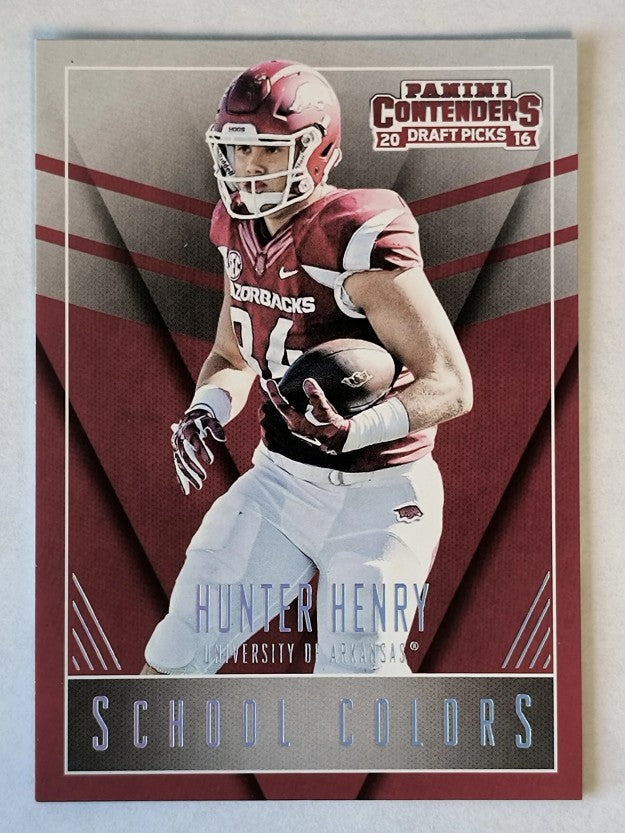 2016 Panini Contenders Draft Picks School Colors #13 Hunter Henry
