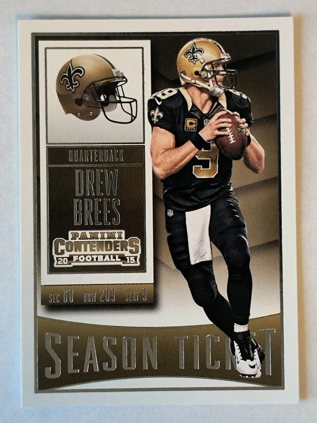 2015 Panini Contenders #89 Drew Brees