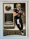 2015 Panini Contenders #89 Drew Brees