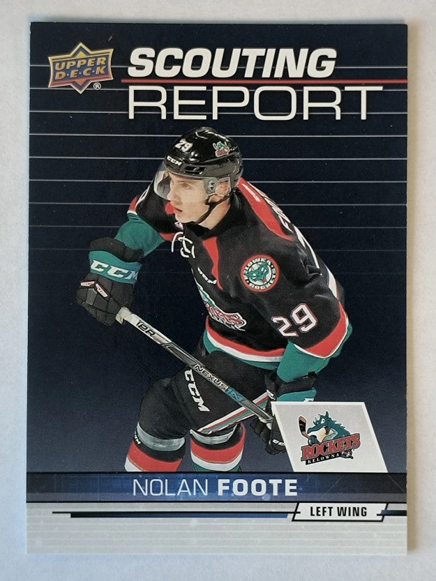 2018-19 Upper Deck CHL Scouting Report #SR10 Nolan Foote