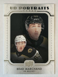 2019-20 Upper Deck UD Portraits #P22 Brad Marchand
