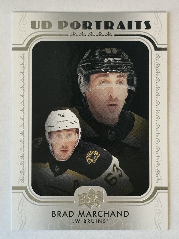 2019-20 Upper Deck UD Portraits #P22 Brad Marchand