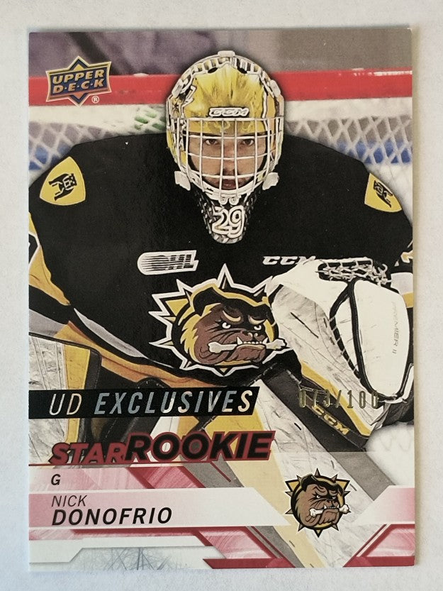 2018-19 Upper Deck CHL Exclusives #305 Nick Donofrio