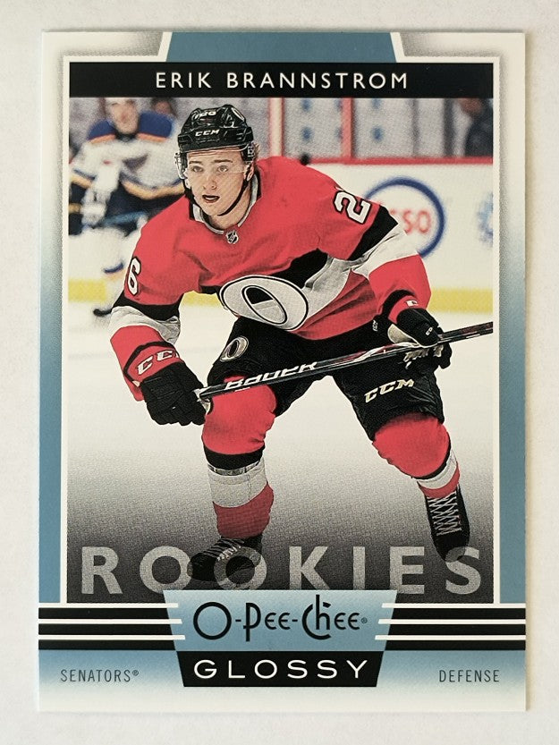 2019-20 Upper Deck OPC Glossy Rookies #R2 Erik Brannstrom