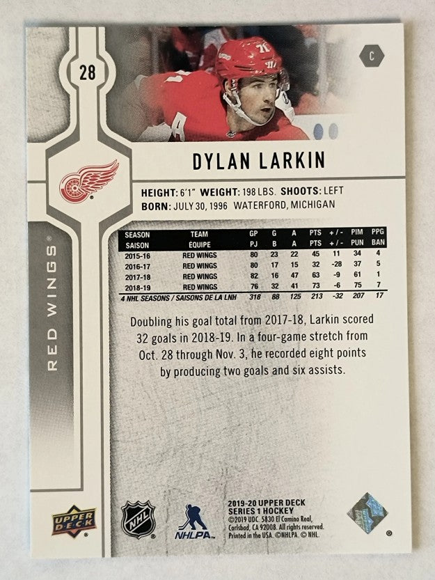 2019-20 Upper Deck #28 Dylan Larkin