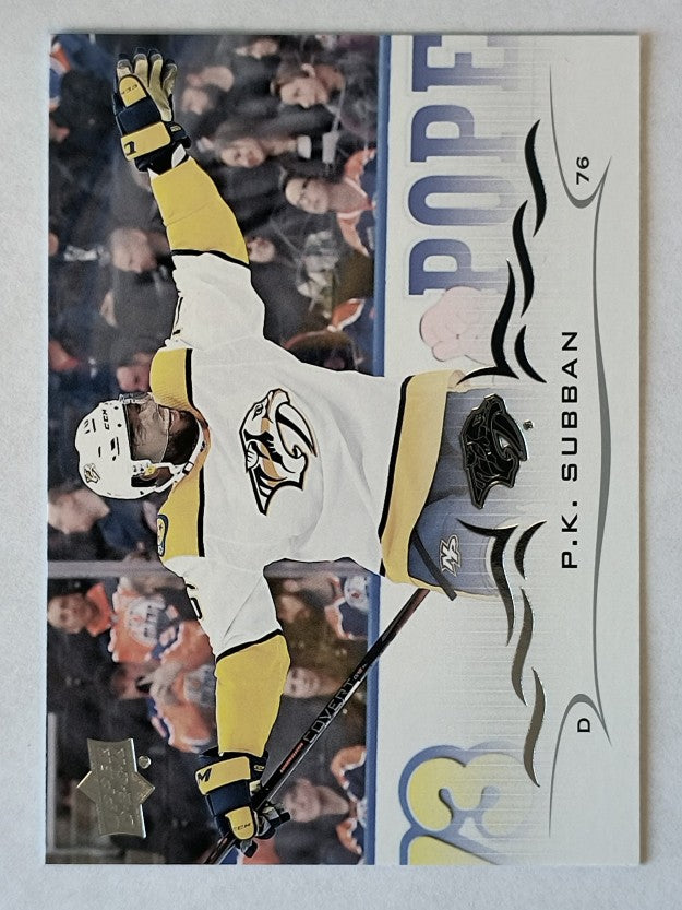 2018-19 Upper Deck #355 P.K. Subban