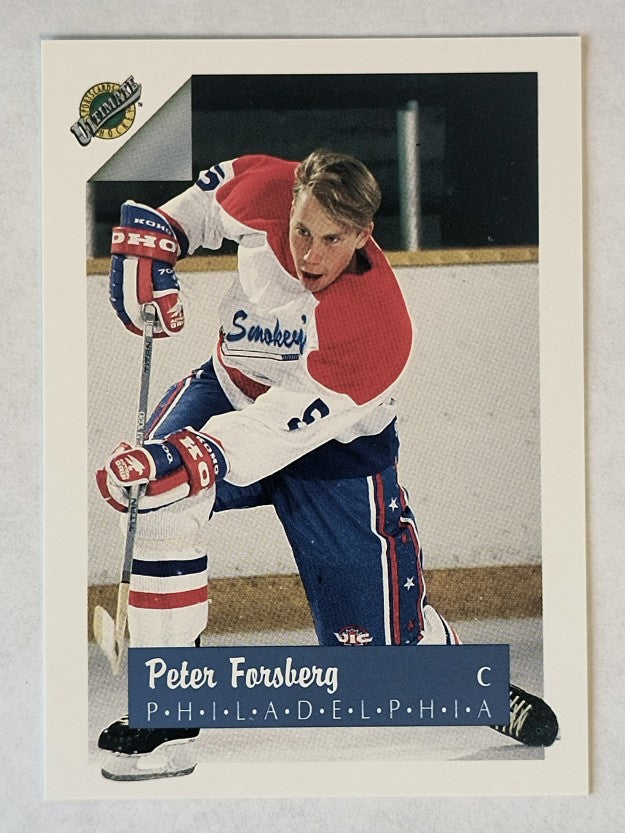 1991 Ultimate Draft #5 Peter Forsberg