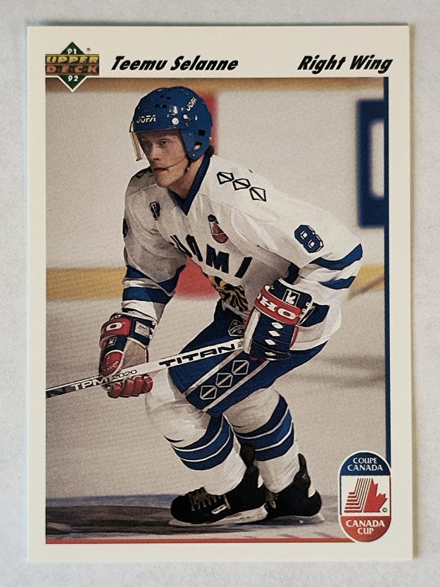 1991-92 Upper Deck #21 Teemu Selanne CC RC