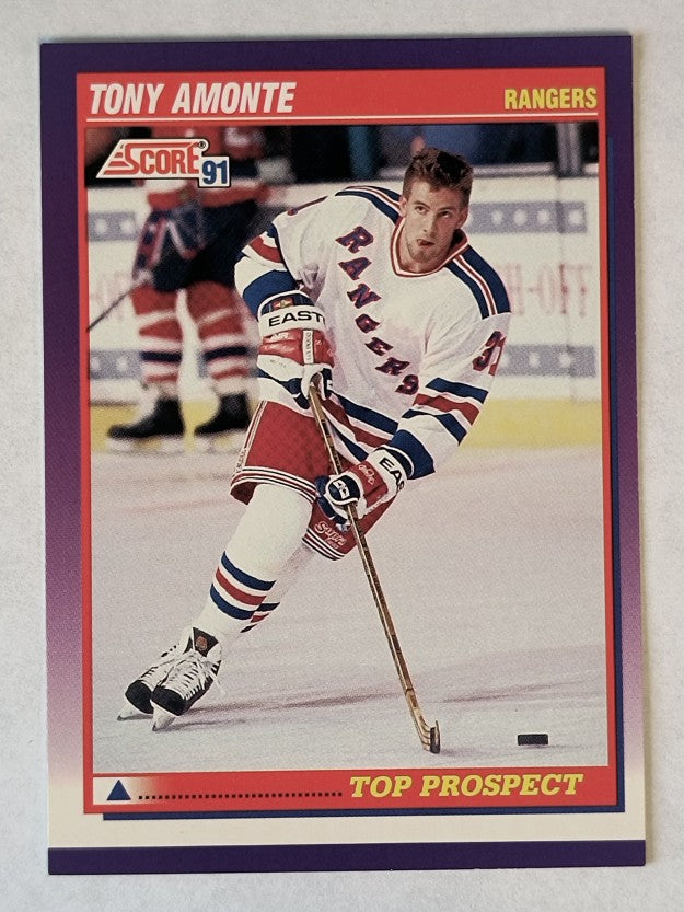1991-92 Score American #398 Tony Amonte TP RC