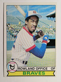 1979 Topps #132 Rowland Office (EX)