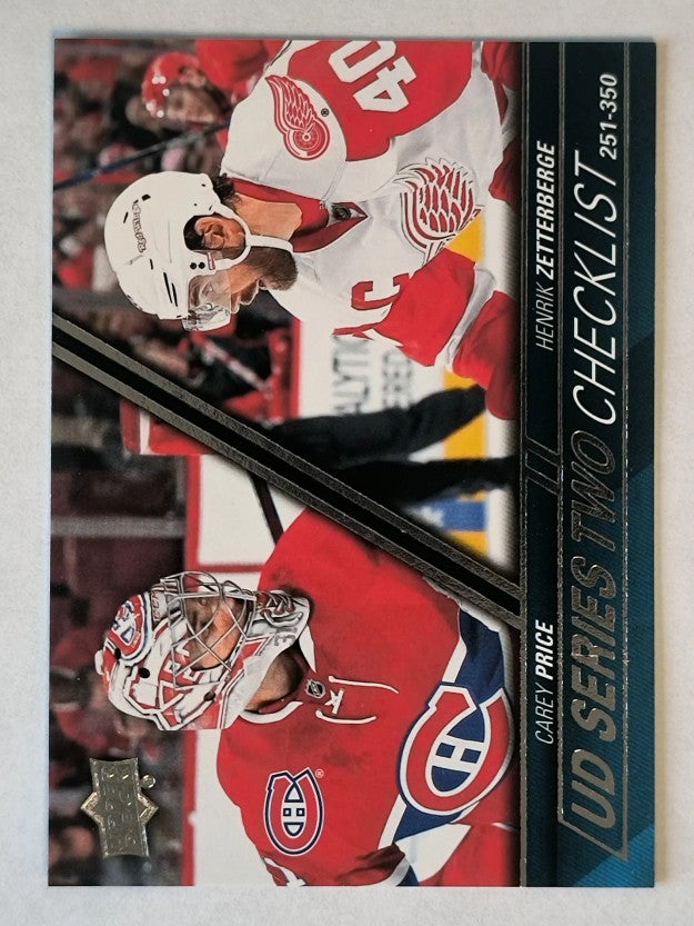 2015-16 Upper Deck #449 Carey Price/Henrik Zetterberg CL