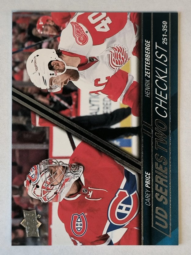 2015-16 Upper Deck #449 Carey Price/Henrik Zetterberg CL