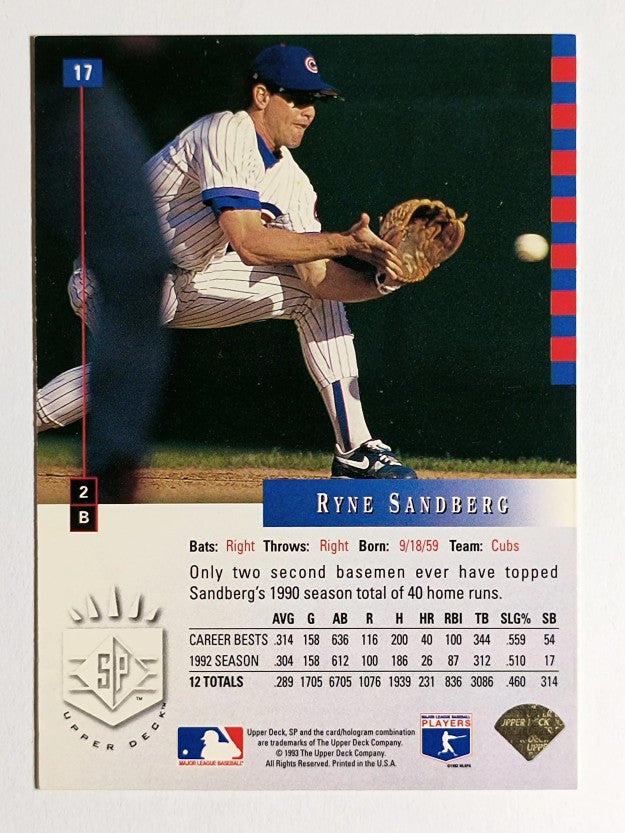 1993 SP #17 Ryne Sandberg AS