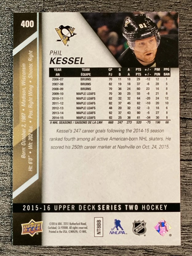 2015-16 Upper Deck #400 Phil Kessel