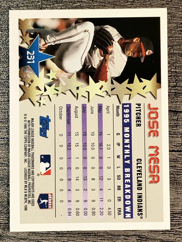 1996 Topps #231 Jose Mesa STP