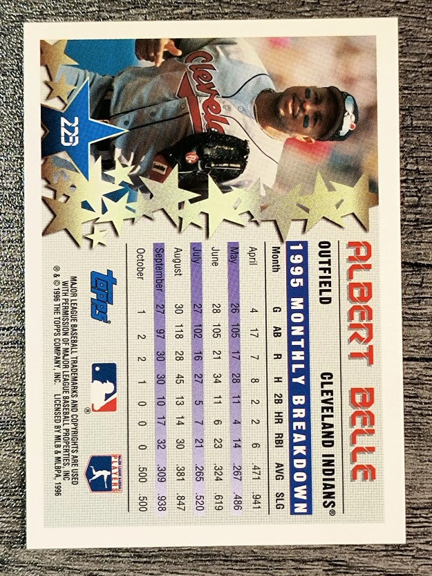 1996 Topps #223 Albert Belle STP