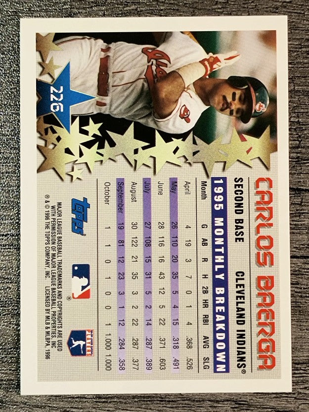 1996 Topps #226 Carlos Baerga STP