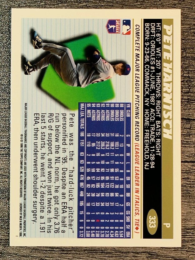 1996 Topps #333 Pete Harnisch